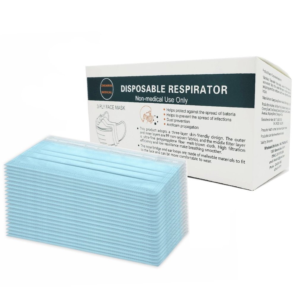 COPY - 1 (50pk) Box of Disposable 3PLY Face Masks
